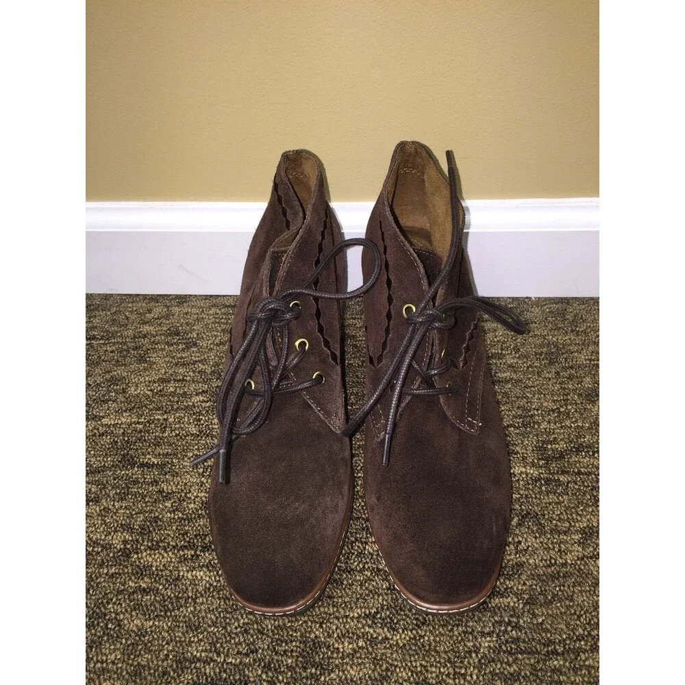 Naturalizer ladies brown shoes upper leather size 8.5 W